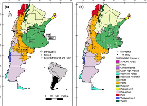 Biogeographic Regions In Argentina And The Reported Presence Of H