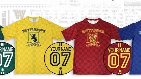 Personalized Harry Potter Quidditch Jerseys Are Back