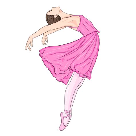 Ballet Girl Png Transparent Hand Painted Ballet Girl Hand Drawn