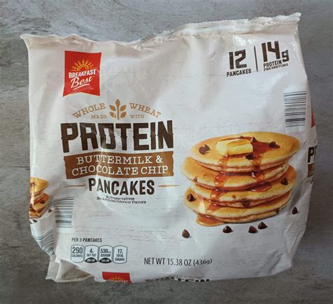 Breakfast Best Protein Buttermilk And Chocolate Chip Pancakes Aldi Reviewer