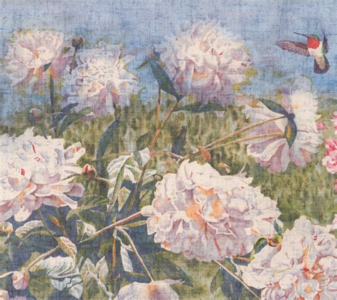 Wallpaper Border Vintage Flowers Hydrangea Hortensia
