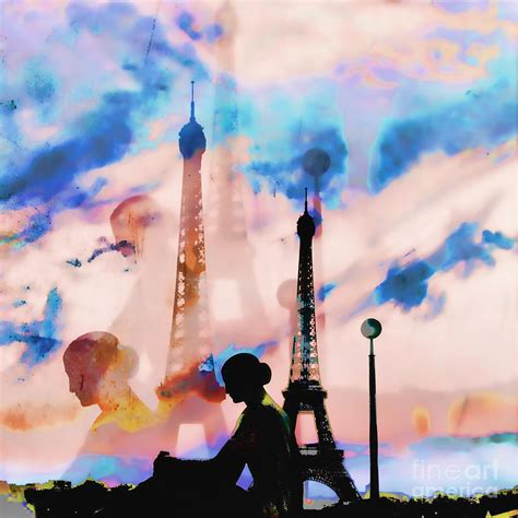 Eiffel Tower Mixed Media By Martine Affre Eisenlohr Fine Art America