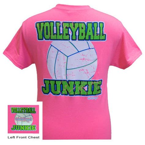Girlie Girl Originals Volleyball Junkie Sports Bright T Shirt Girlie Girl Originals Girlie