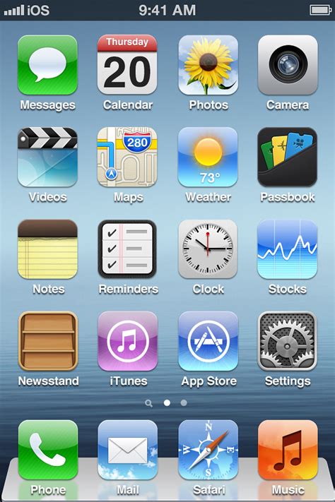 Home Screen Iphone 4s Ios 7 Concept Fbianco Flickr