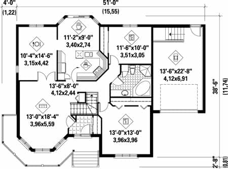 They are fully dimensioned showing the size of rooms and the location and size of windows, doors and staircases. Plan 80359PM: Country House Plan with Rotunda (With images ...