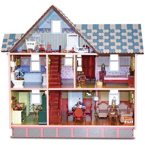 Melissa And Doug Victorian Dollhouse 147107 Toys At Sportsmans Guide