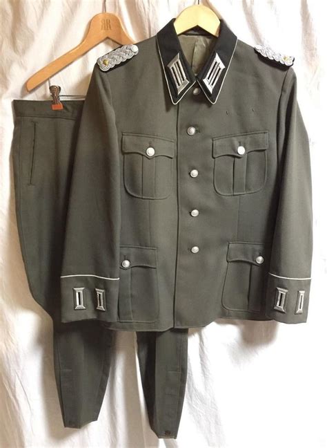 East German Army Nvadark Collar Pioneer Officer Uniform 60 70stunic