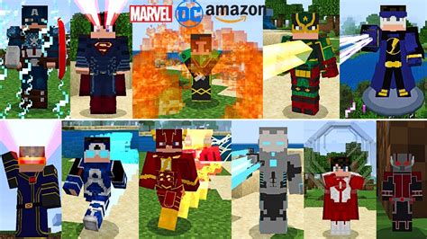 El Mejor Addon De Superheroes Para Minecraft Pe Marvel Dc Amazon