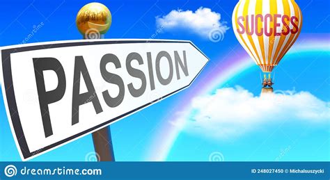 Passion Leads To Success Stock Illustration Illustration Of Life 248027450