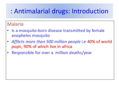 Ppt Anti Malarial Abas Karim