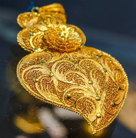 Portuguese Filigree Jewellery Kaleidoscope Effect