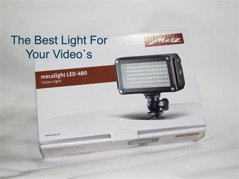Metz Mecalight 480 Review The Best Lights For Your Video S Youtube
