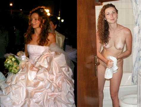 Dressed Undressed Photo Gallery Sexy Brides Before And After The
