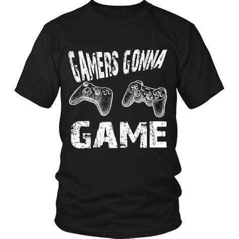 Gamer Gonna Game Vintage Unisex Shirt Funny Gamer Geek T Shirt Video