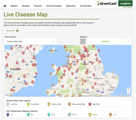 Future Of Disease Control Tracked With New Live Maps Turf Matters