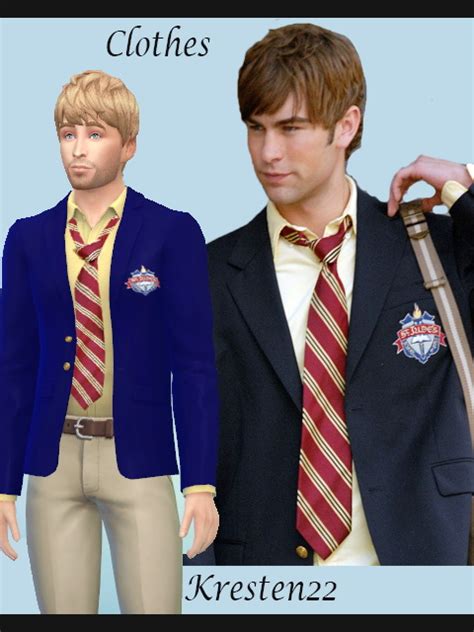 School Jacket From Gossip Girl By Kresten 22 At Sims Fans Sims 4 Updates