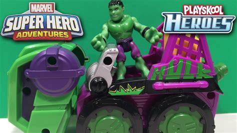 Marvel Super Hero Adventures Smash Mobile With Hulk Playskool Heroes