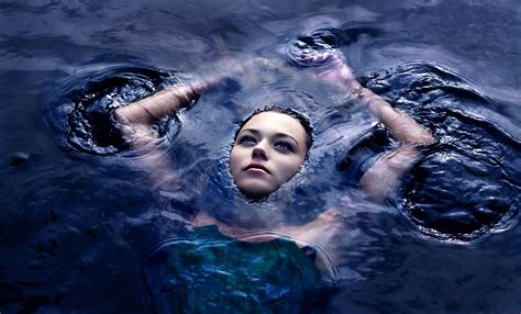 Once, man and those in the water were linked. women, Face, Model, Water Wallpapers HD / Desktop and ...