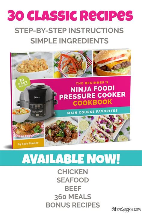 Plug in straight out of the box and you're good to get cooking. Ninja Foodi Cookbook | Pressure cooker cookbook, Main ...