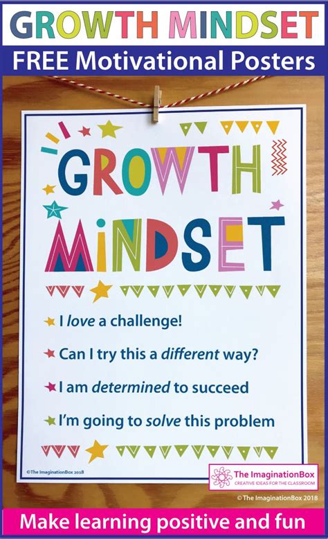 4.8 out of 5 stars. FREE Growth Mindset Posters and Writing Activity (With ...