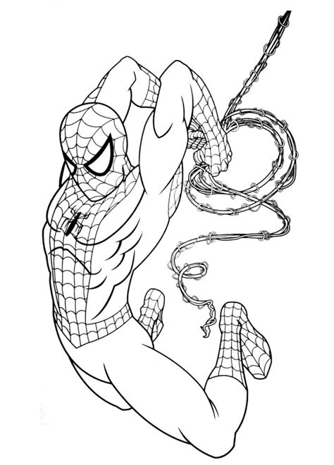 Iron Spider Coloring Sheet Coloring Pages