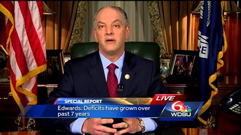 Watch Gov John Bel Edwards Special Address On Budget Youtube