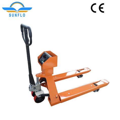 Weighing Manual Lift Pallet Scale Hydraulic Hand Pallet Truck Scale