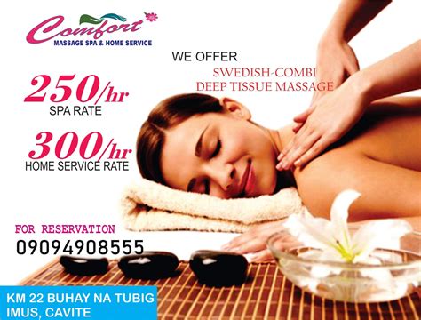 comfort massage 250 hr lang may masarap na massage kana