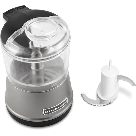 Kitchenaid 35 Cup 240 Watt Contour Silver 1 Blade Mini Food Chopper In