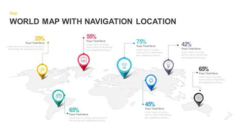 Editable Powerpoint Ppt Map Microsoft Powerpoint Map