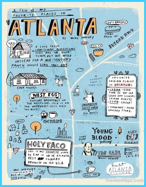 Nice Map Of Atlanta Georgia Atlanta Map Visit Atlanta Atlanta Travel