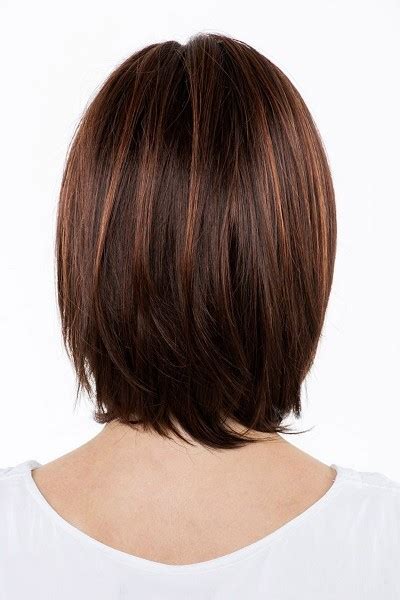 Cute Brown Lace Fron Mono Top Straight Human Hair Bob Wigs