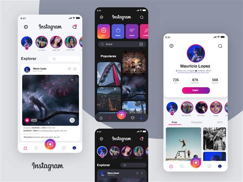 GitHub Anasfik Instagram Ui Redesign A Ui Redesign For Instagram Screens