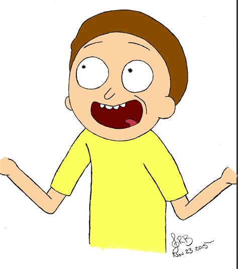 Morty Smith Coloured by Littleboo2002 on DeviantArt
