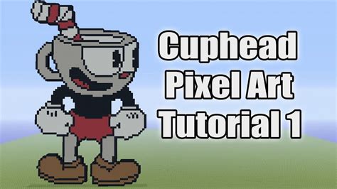 Minecraft Cuphead Pixel Art Grid Protes Png