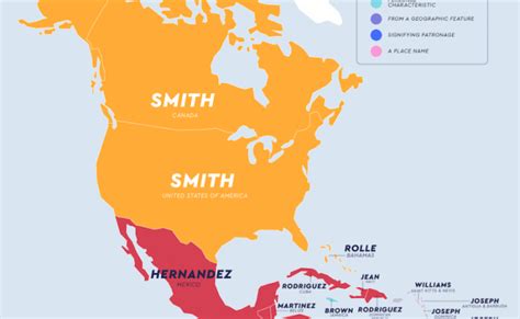 This Map Shows The Most Common Surnames In Every Country Otosection