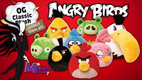 Mighty Mojo Plushies First Look Angry Birds Plush Youtube