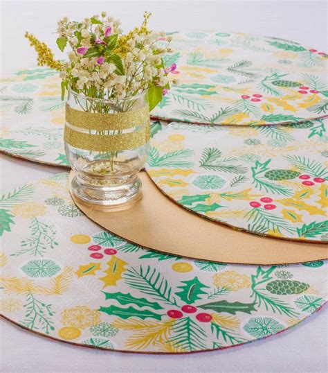 Molly Mell Diy Round Placemat Set