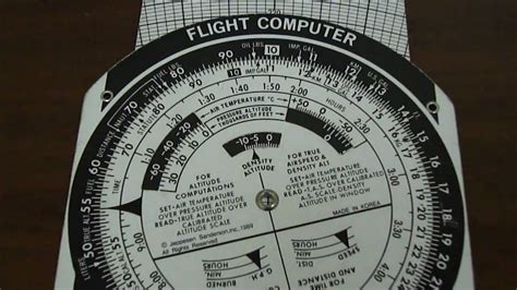 E6b Flight Computer True Altitude Youtube