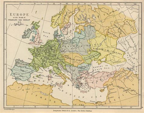 Ancient Map Of Europe