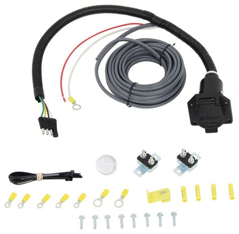 See more ideas about trailer, trailer wiring diagram, utility trailer. Curt Universal Installation Kit for Trailer Brake Controller - 7-Way RV - 10 Gauge Curt Wiring ...