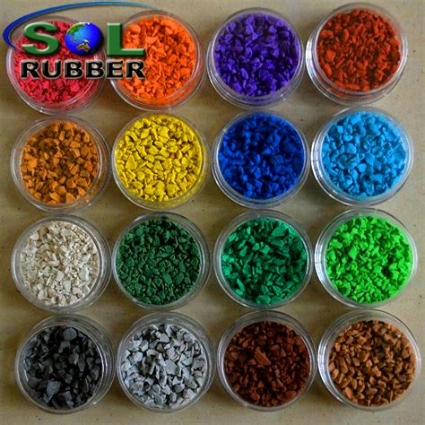 Colorful Epdm Rubber Granule For Rubber Flooring Buy Epdm Rubber