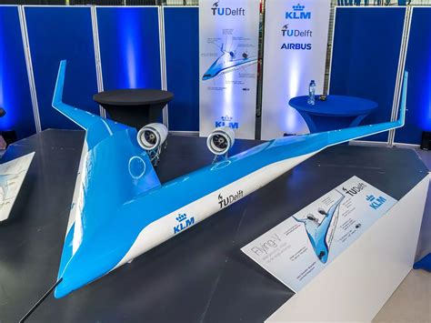 A Prototype Of Klm Royal Dutch Airlines Futuristic Looking Flying Wing Aircraft Just Took Its