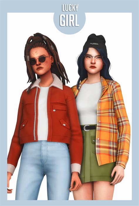 Lucky Girl Cc Pack Clumsyalien On Patreon Sims 4 Children Sims