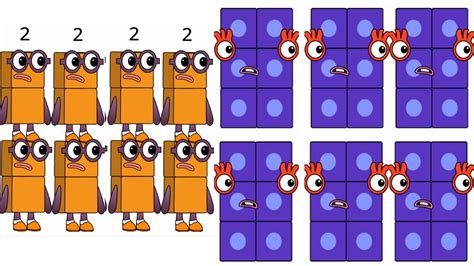 Radical Numberblocks Band Numberblocks 101 Animation Youtube
