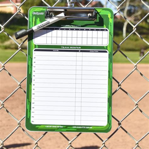 Gosports Baseball And Softball Dry Erase Board Wayfair