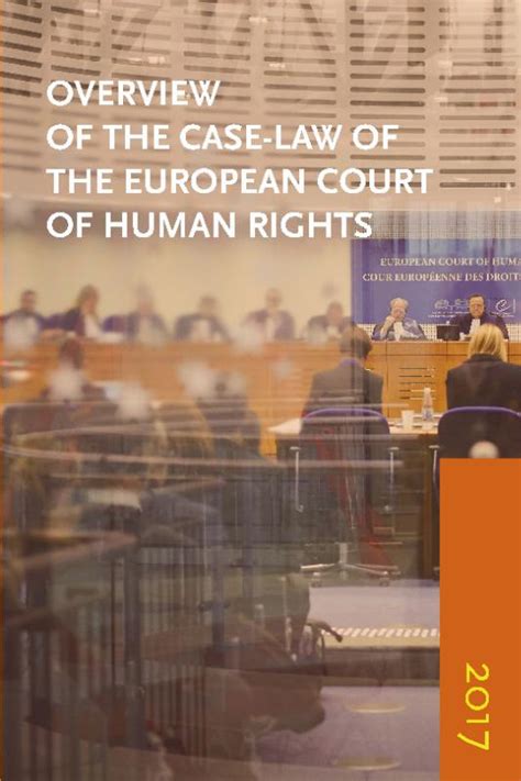 Boek Overview Of The Case Law Of The European Court Of Human Rights 2017 Geschreven Door