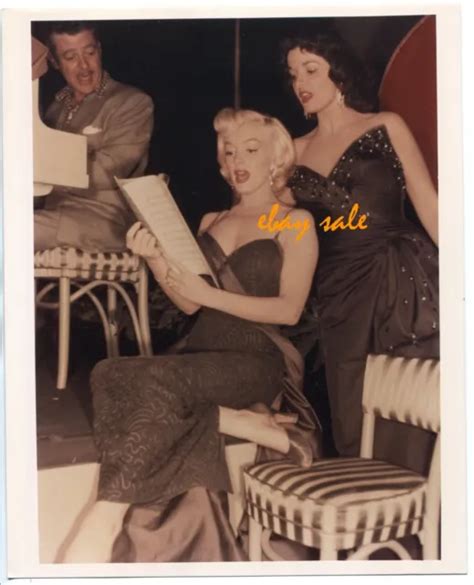 Vintage Marilyn Monroe Cute Photo Sexy Blonde Hot Candid Singing Jane