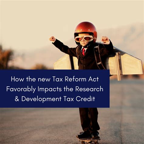 How The New Tax Reform Act Favorably Impacts The Research And Development