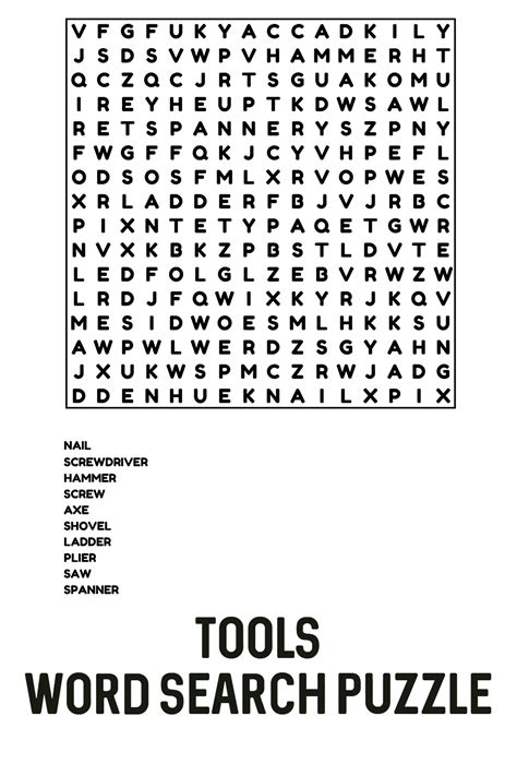 Tools Word Search Puzzle Halloween Word Search Christmas Word Search